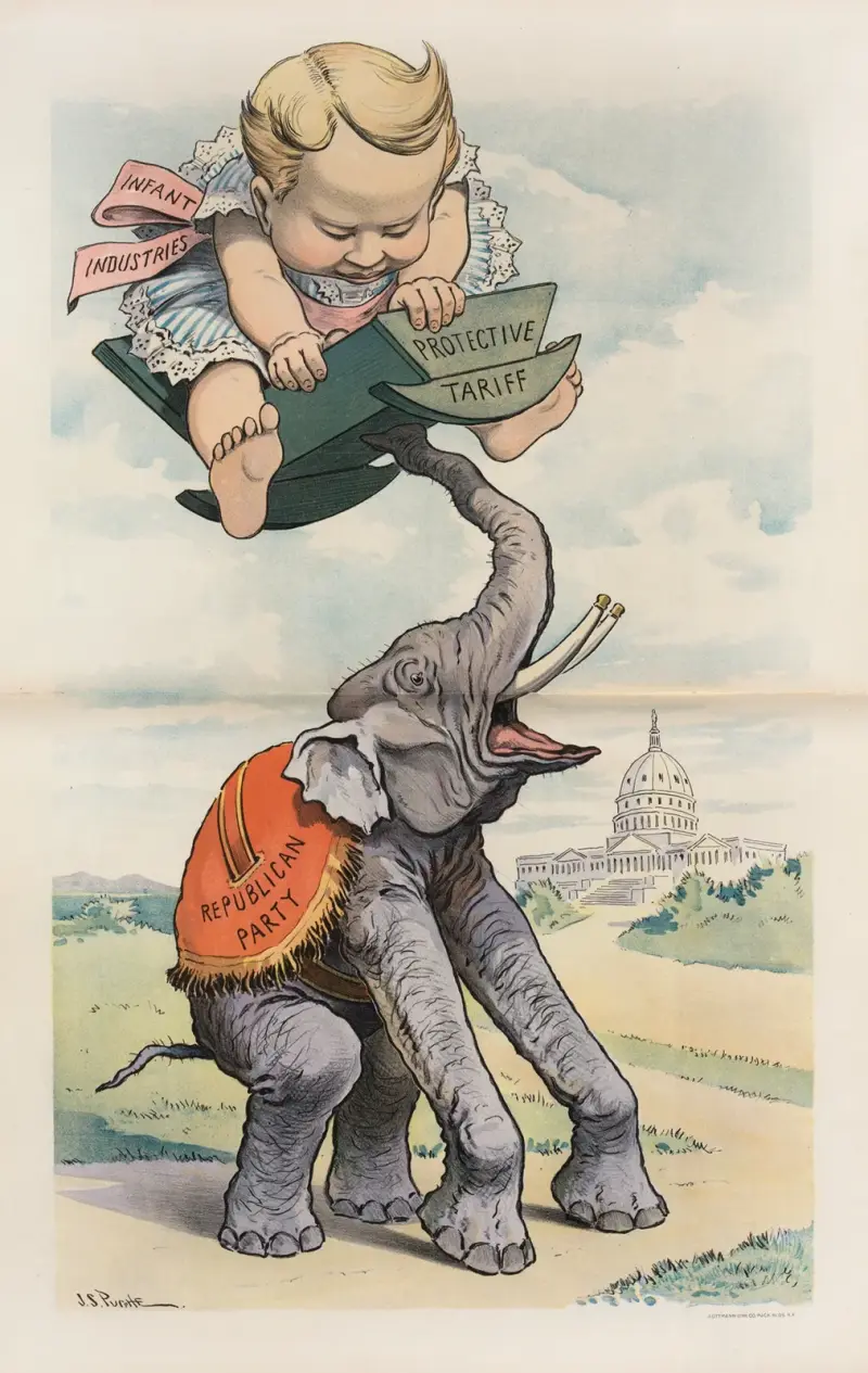 Republikanernas elefant och hans växande börda av John Samuel Pughe