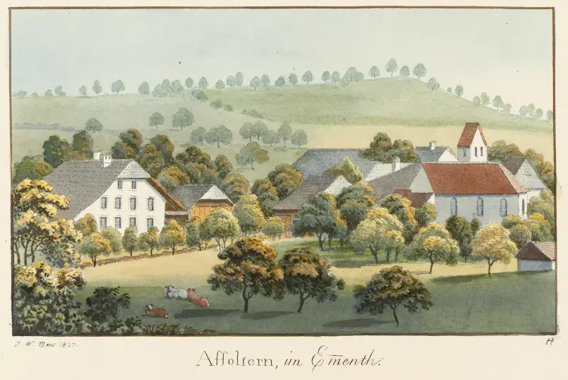 Affoltern, im Emmenth. av Jakob Samuel Weibel