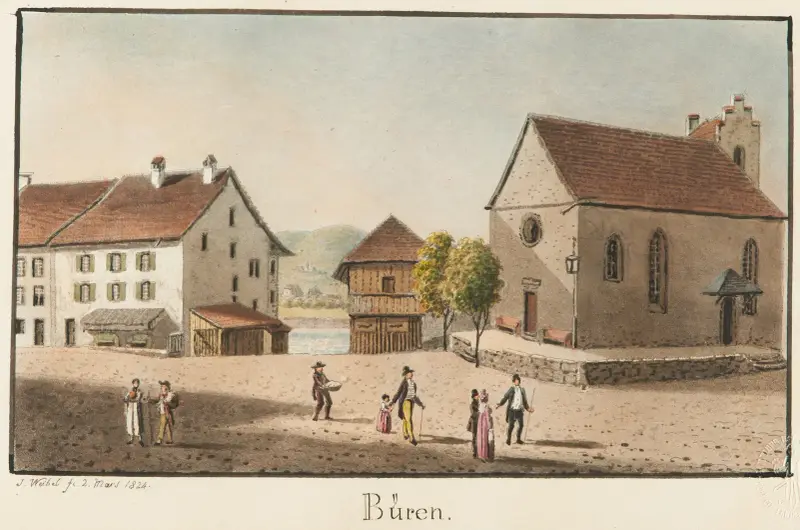 Büren av Jakob Samuel Weibel
