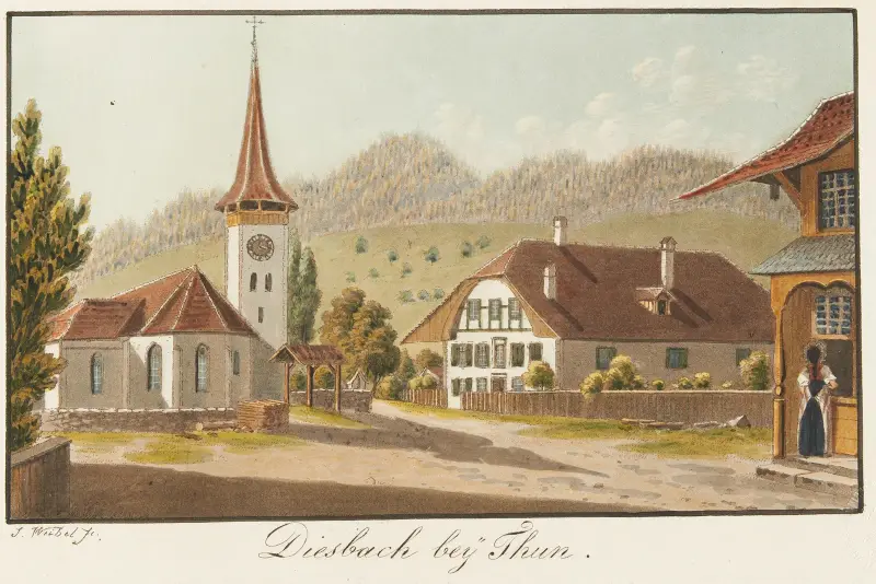 Diesbach pod Thun – nr 2, Jakob Samuel Weibel