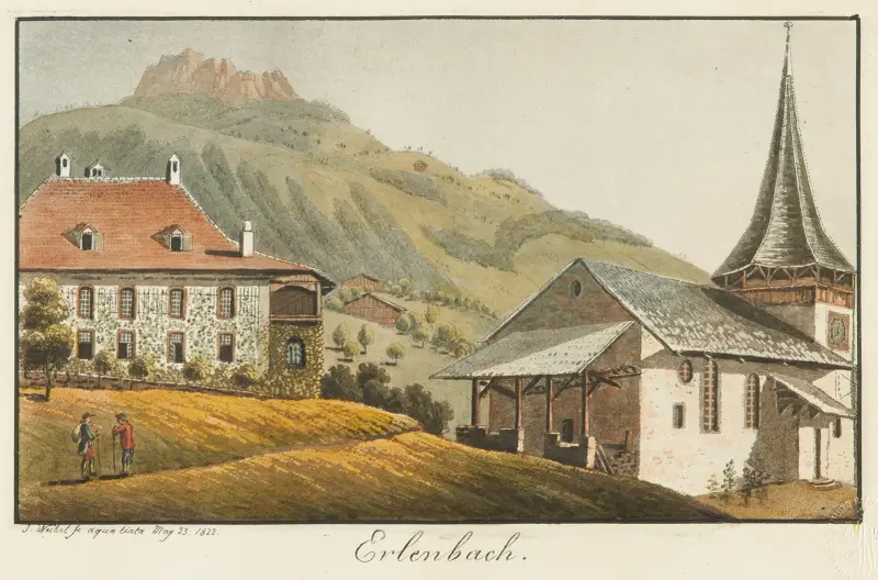 Erlenbach av Jakob Samuel Weibel