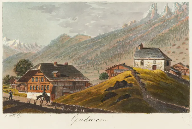 Gadmen av Jakob Samuel Weibel