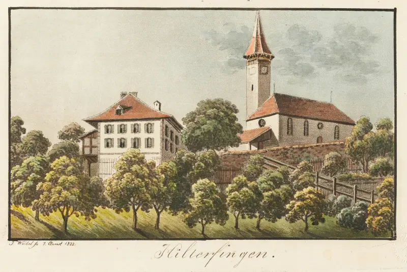Hilterfingen av Jakob Samuel Weibel