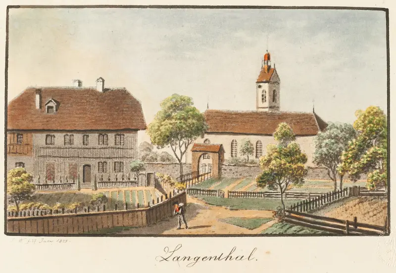 Langenthal av Jakob Samuel Weibel