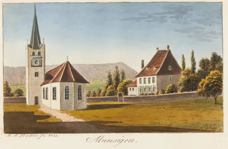 Münsingen av Jakob Samuel Weibel