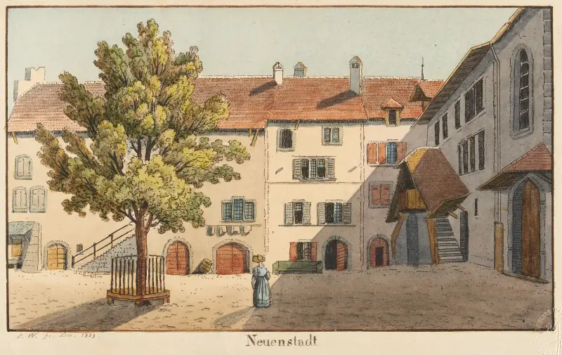 Neuenstadt av Jakob Samuel Weibel