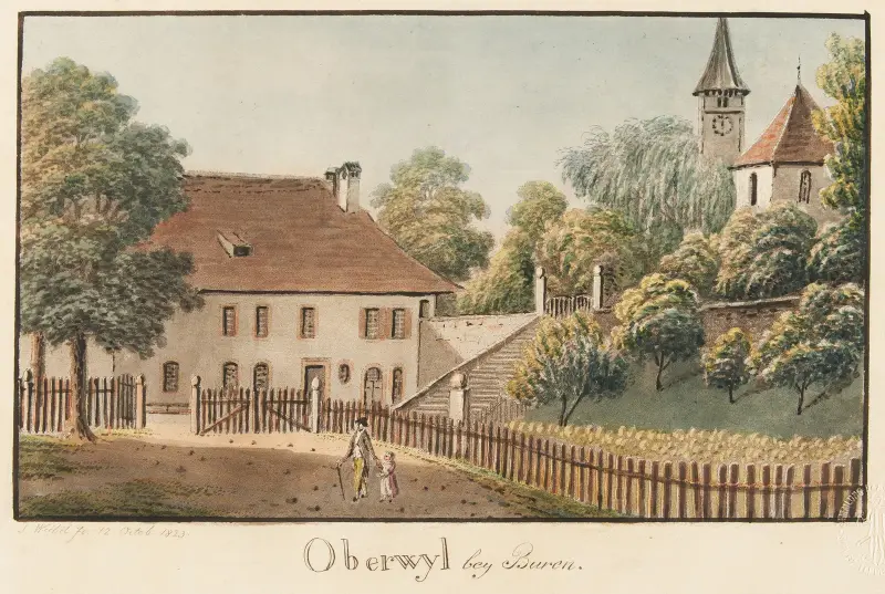 Oberwil bei Büren av Jakob Samuel Weibel