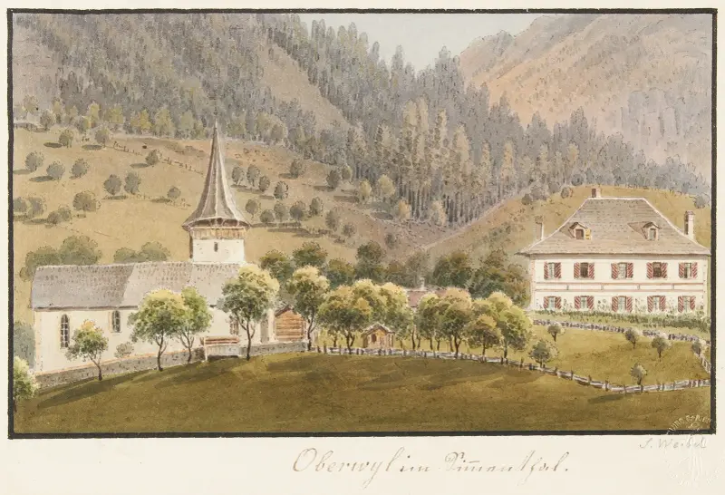 Oberwyl im Simmental av Jakob Samuel Weibel