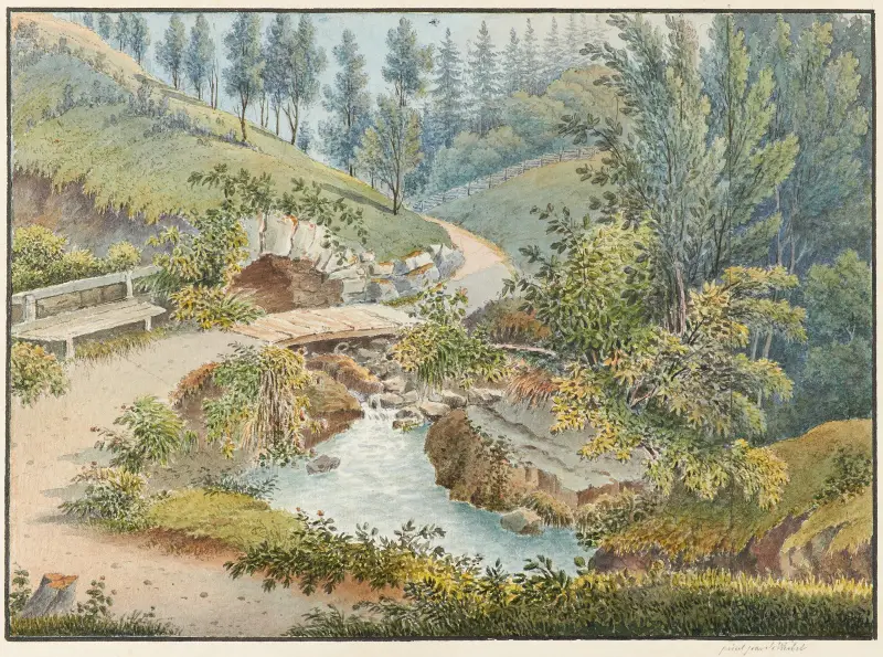 Nära Interlaken, Rugen av Jakob Samuel Weibel