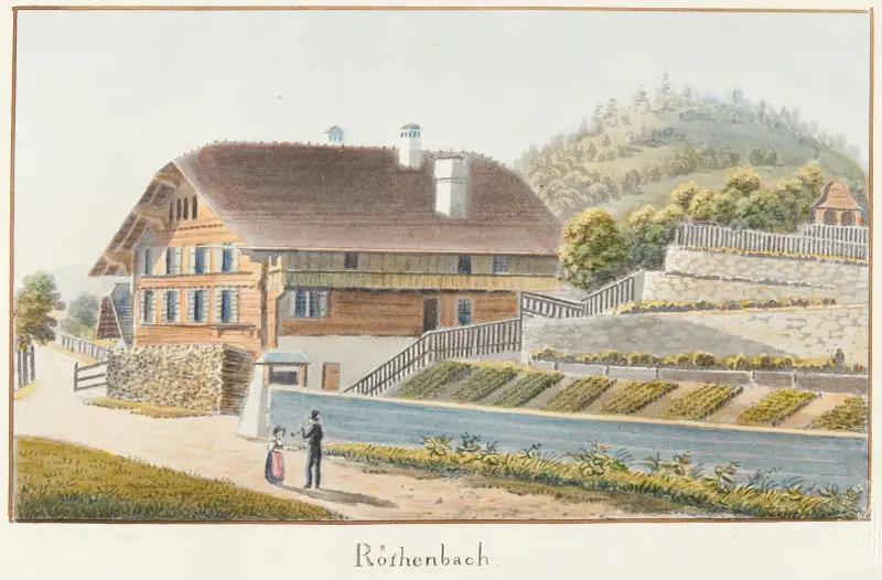 Röthenbach av Jakob Samuel Weibel