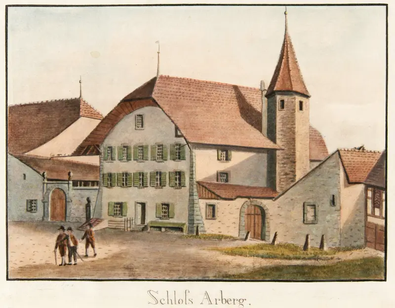 Schloss Arberg av Jakob Samuel Weibel