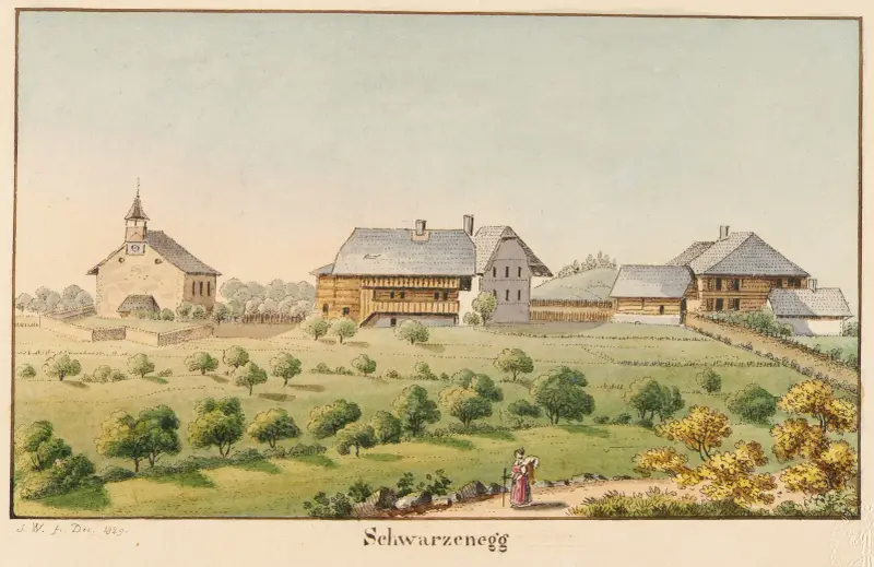 Schwarzenegg av Jakob Samuel Weibel