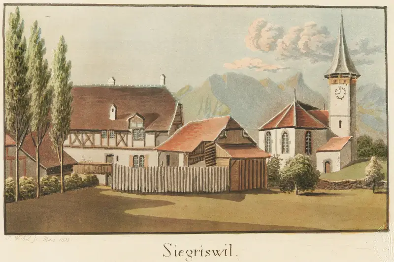 Siegriswil av Jakob Samuel Weibel