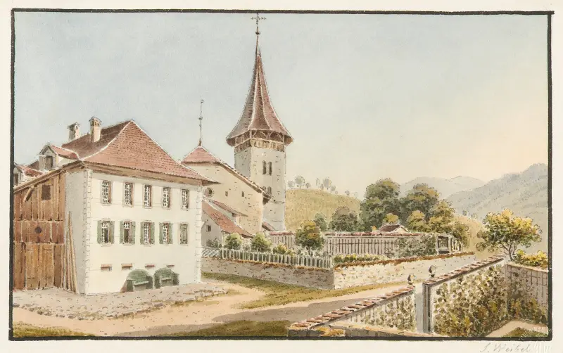 Steffisbourg av Jakob Samuel Weibel