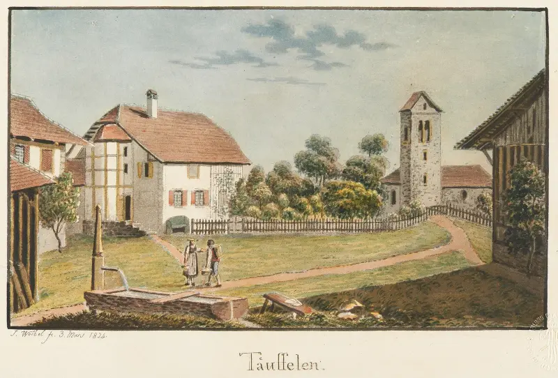 Täuffelen av Jakob Samuel Weibel
