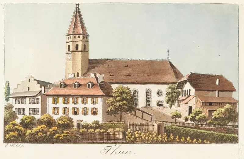 Thun av Jakob Samuel Weibel