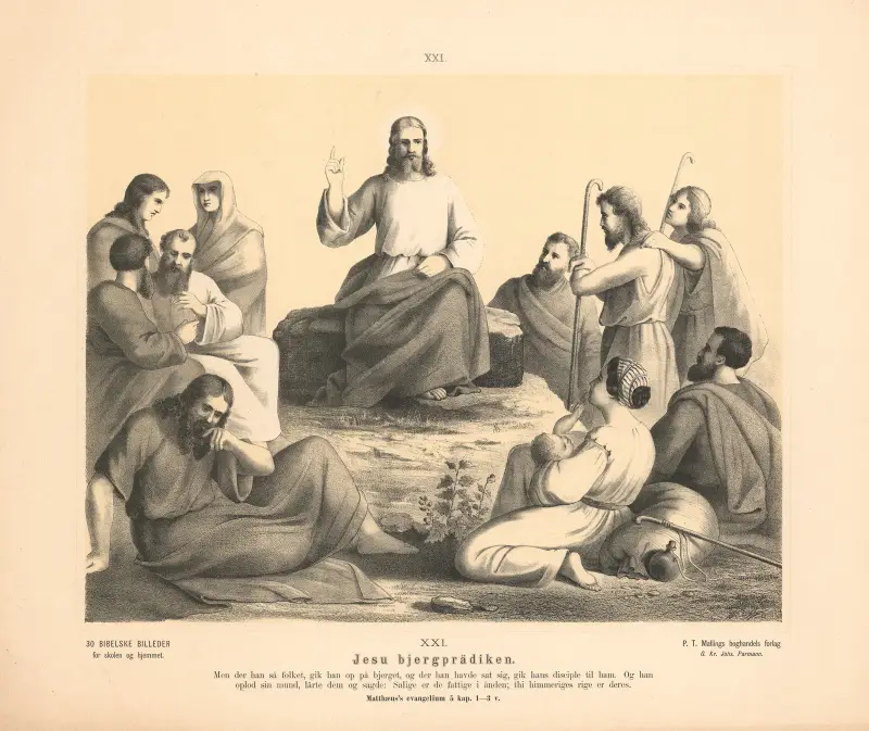 Die Bergpredigt, 1870 – Nr. 2 von Sandberg