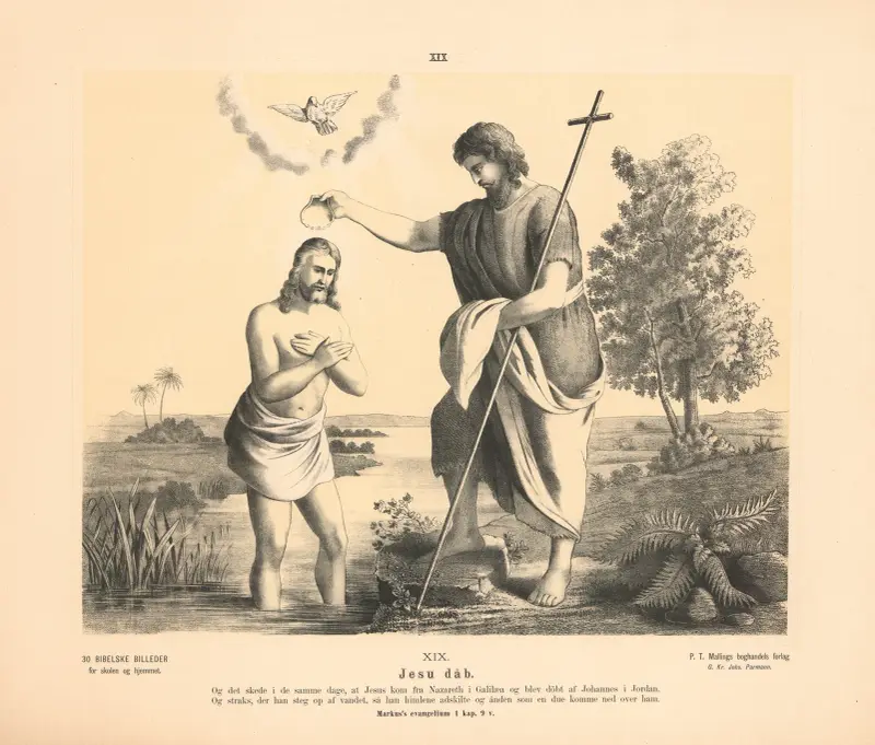 Chrzest Jezusa, 1870, Sandberg