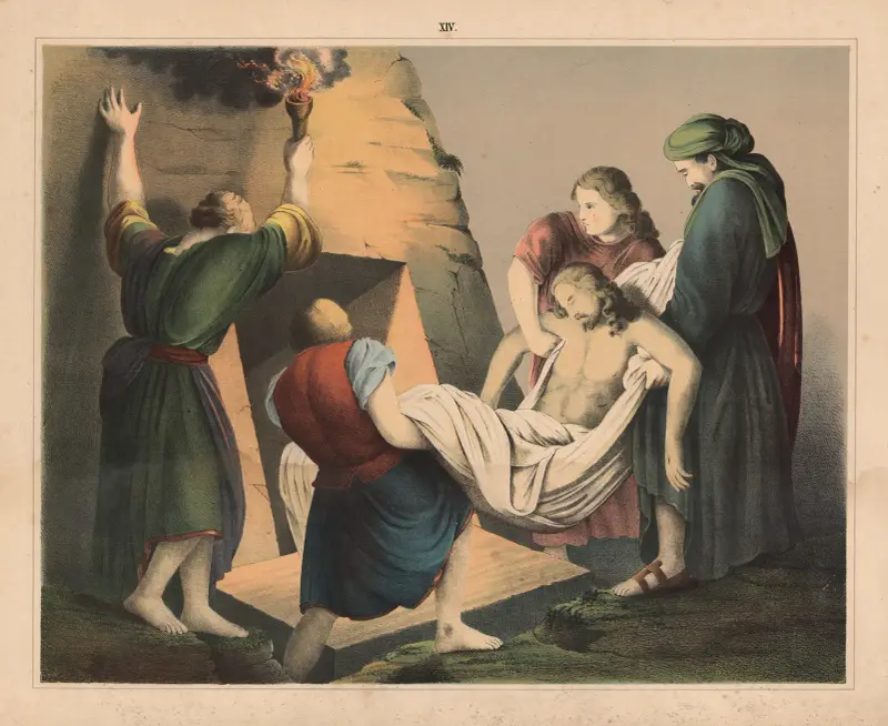 Die Grablegung von Sandberg