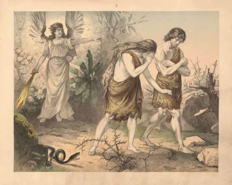 Die Vertreibung aus dem Paradies von Sandberg