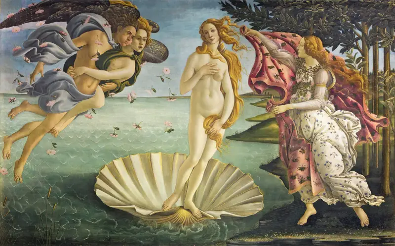 Venus födelse av Sandro Botticelli