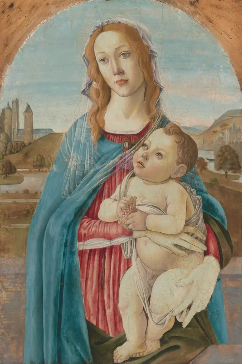 Maria mit dem Kind von Sandro Botticelli