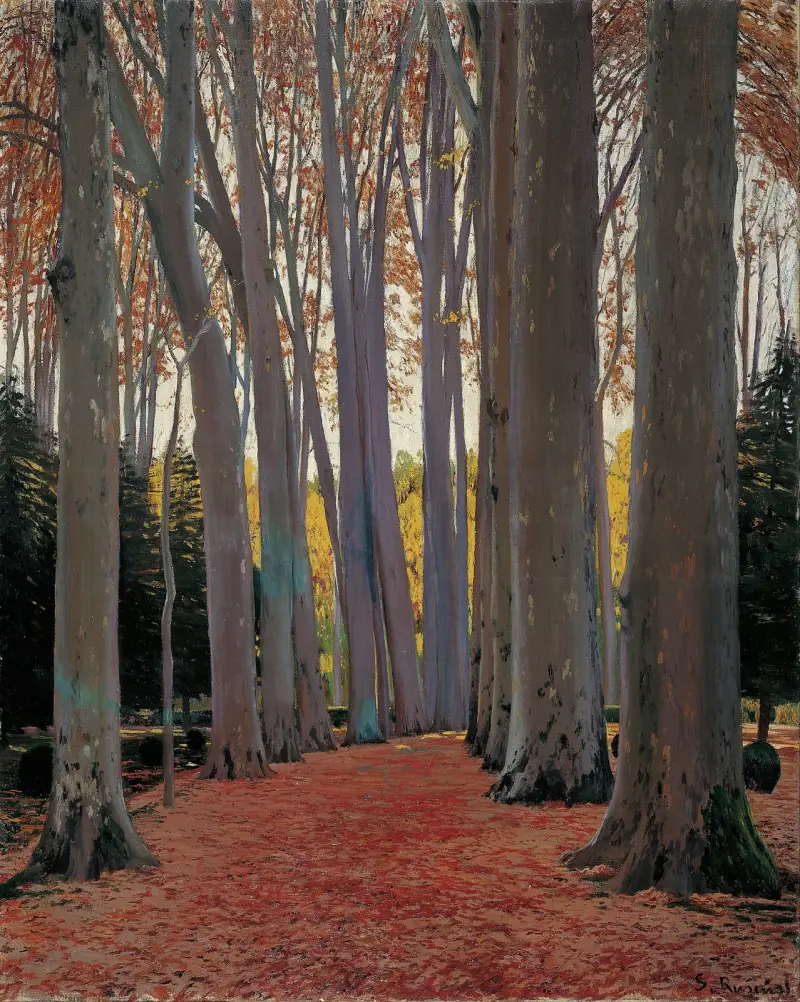 Platanallé av Santiago Rusiñol