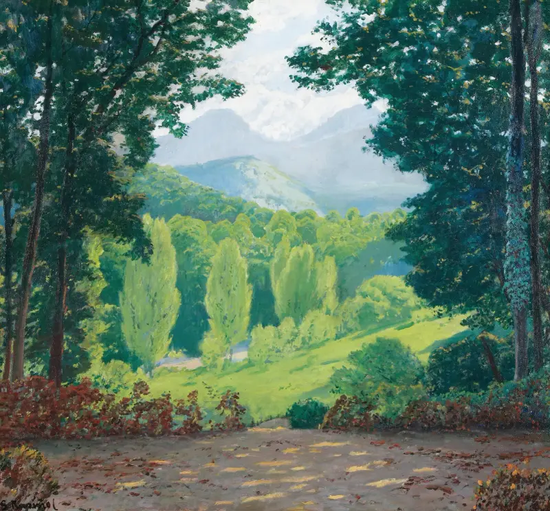 El Montseny (Montseny) von Santiago Rusiñol