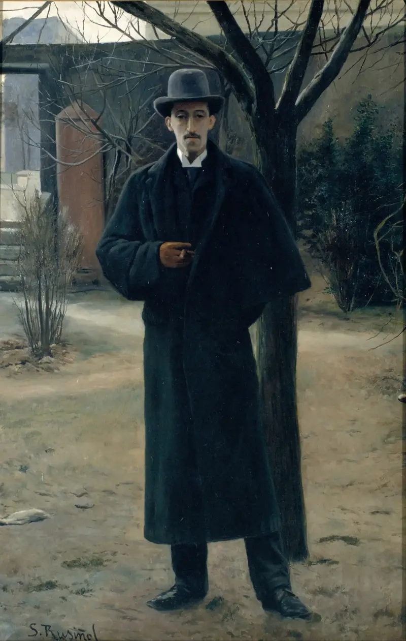 Porträtt av Miquel Utrillo av Santiago Rusiñol
