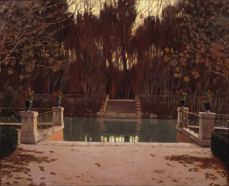 Die Landungsbrücke von Santiago Rusiñol