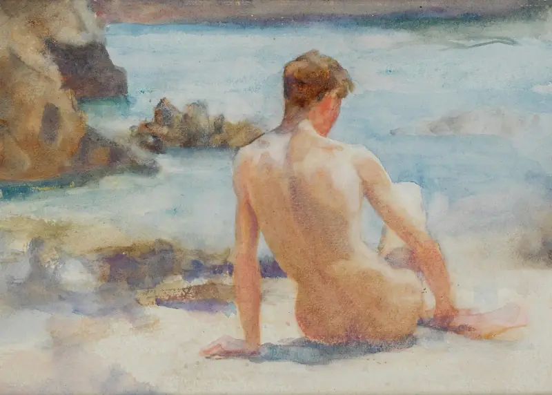 En sommardag av Henry Scott Tuke