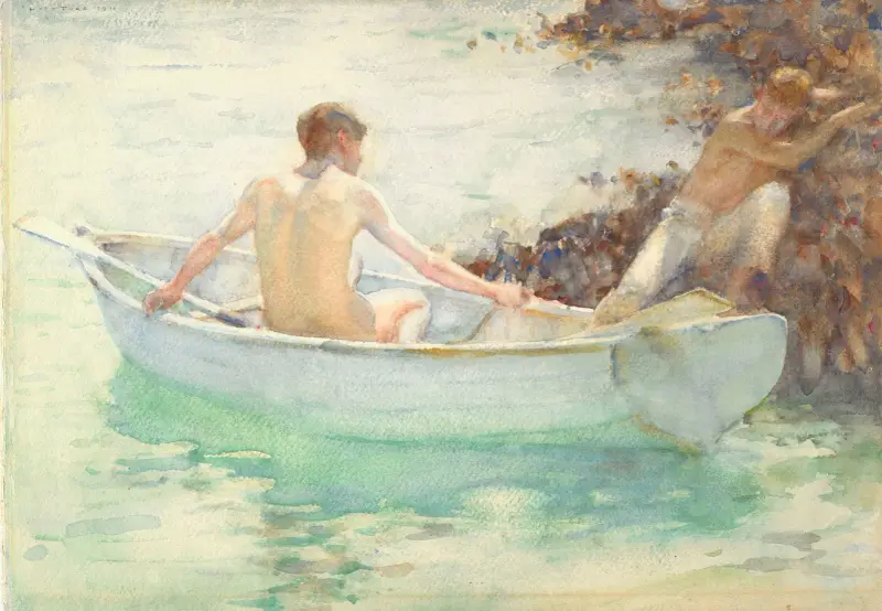 Nalodění, Henry Scott Tuke