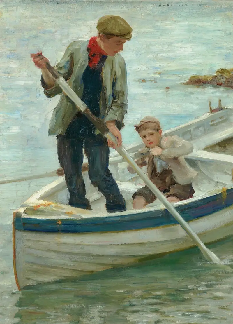 Keeping her off av Henry Scott Tuke