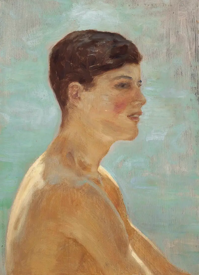 Profile of Donald Rolph av Henry Scott Tuke