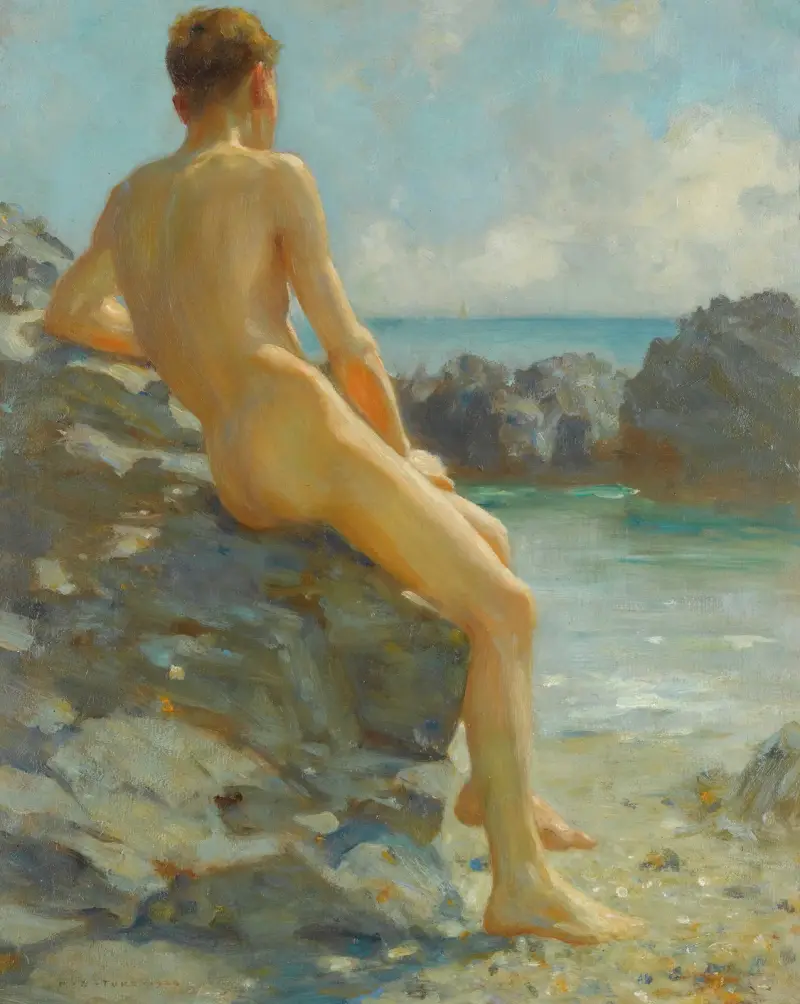 Kąpiący się, Henry Scott Tuke