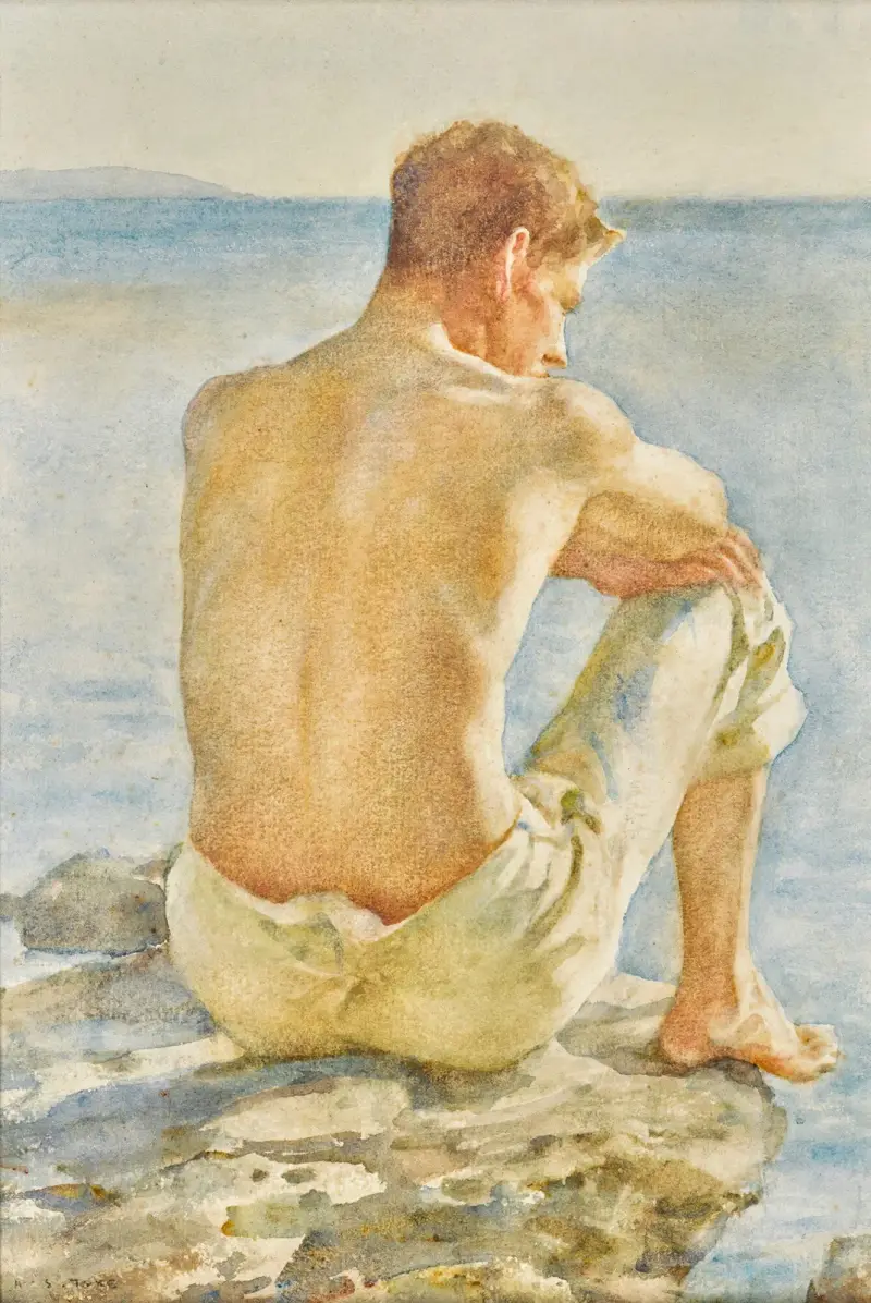 Pohled na moře – č. 2, Henry Scott Tuke