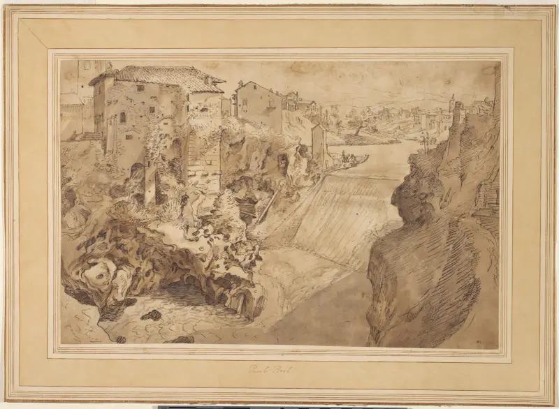 View of Tivoli av Sebastian Vrancx