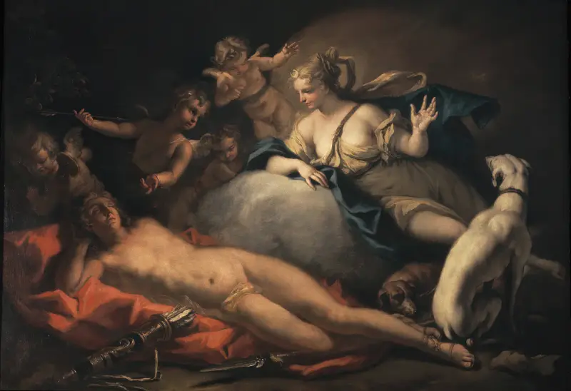 Diana and Endymion av Sebastiano Ricci