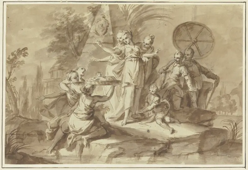 Finding of the Moses Boy av Sebastiano Ricci