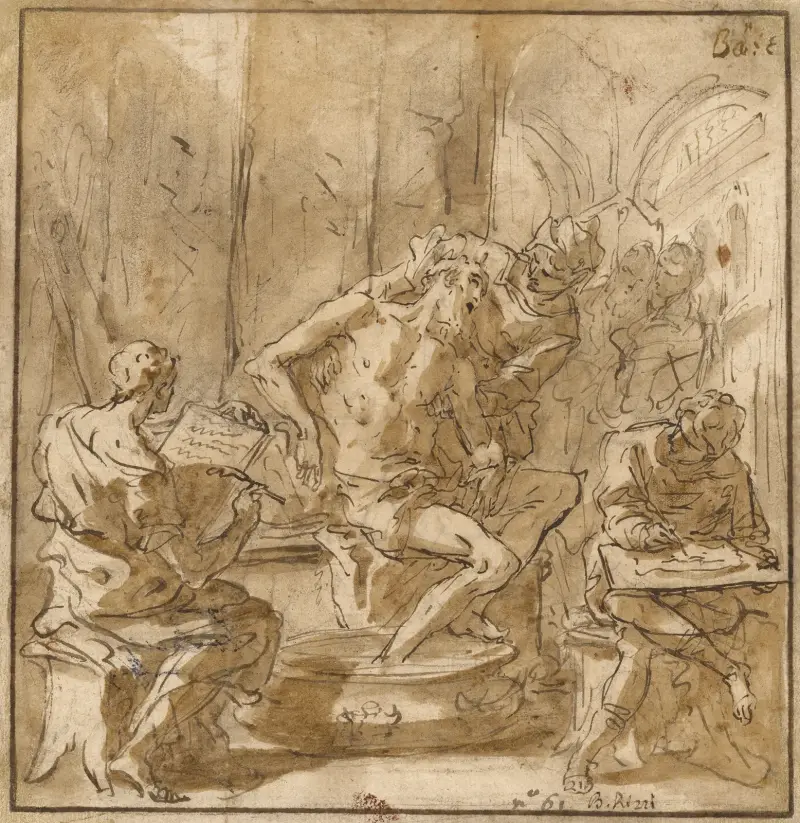 The Death of Seneca av Sebastiano Ricci