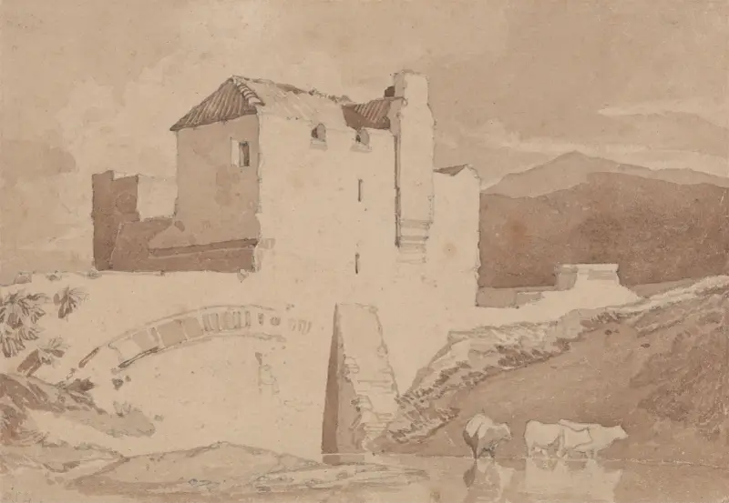 En gammal byggnad av John Sell Cotman