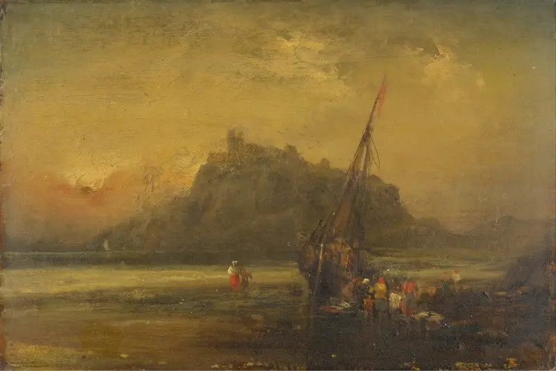 Strandscen av John Sell Cotman