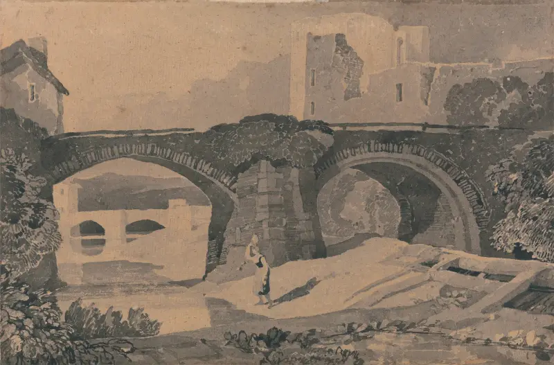 Brecon Bridge av John Sell Cotman
