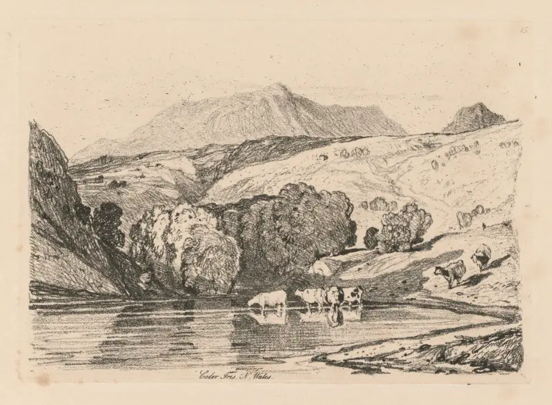 Cader Iris, North Wales, John Sell Cotman