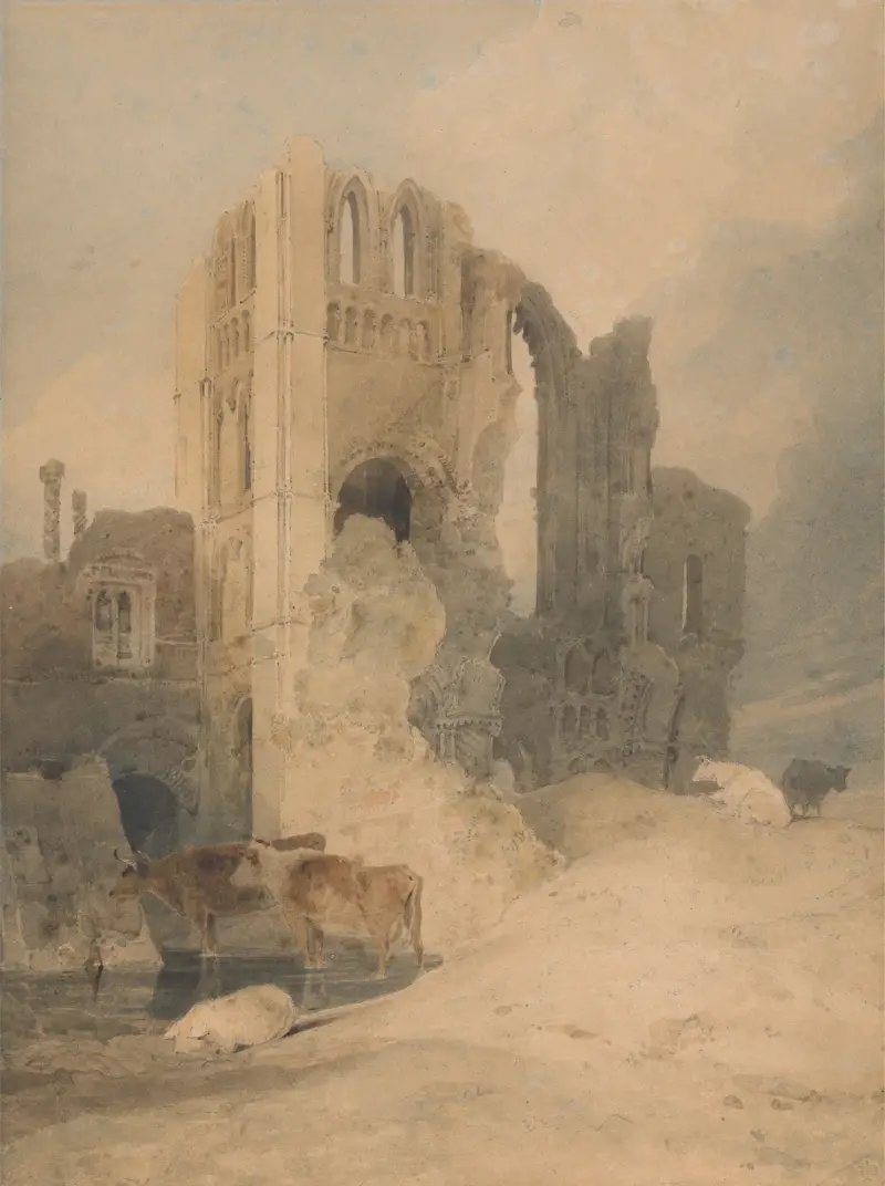 Castle Acre Priory, Norfolk av John Sell Cotman