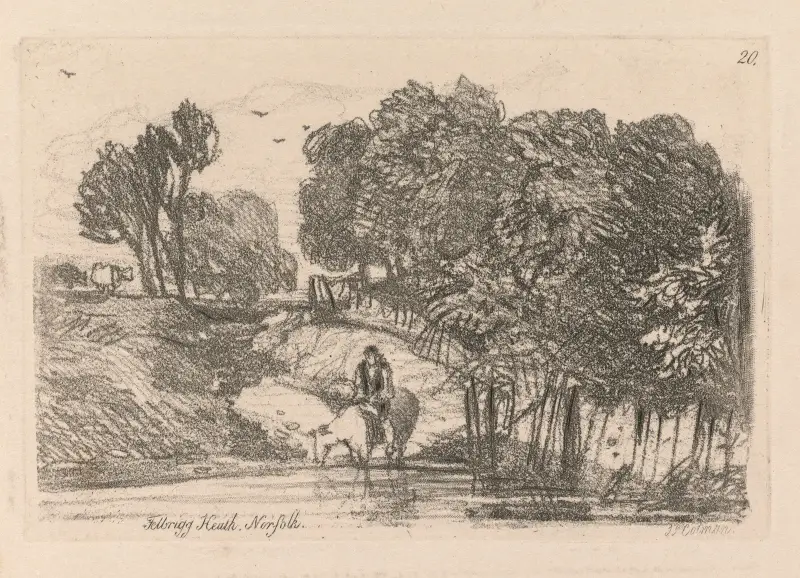 Felbrigg Heath, Norfolk av John Sell Cotman