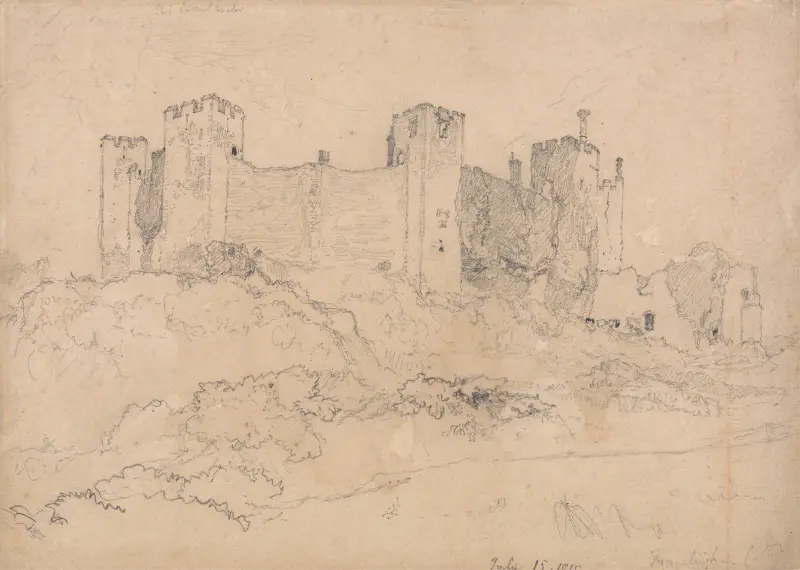 Framlingham Castle, Suffolk av John Sell Cotman
