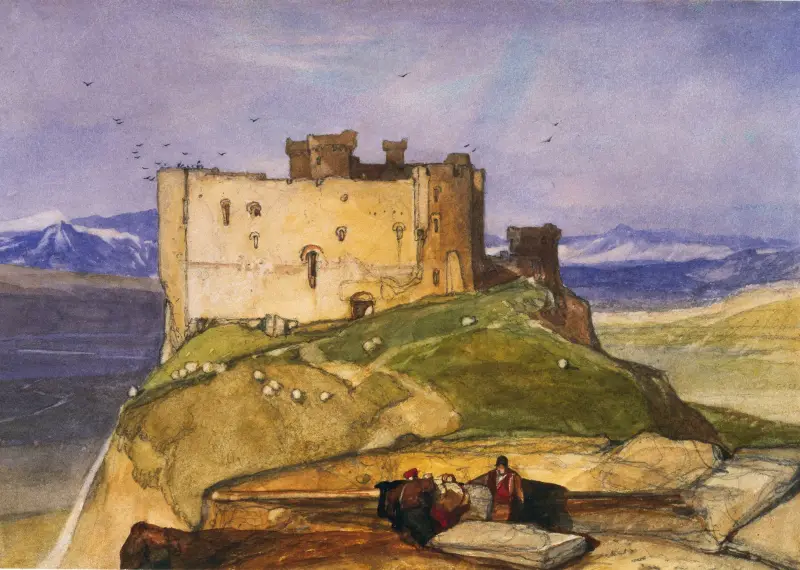 Harlech Castle av John Sell Cotman