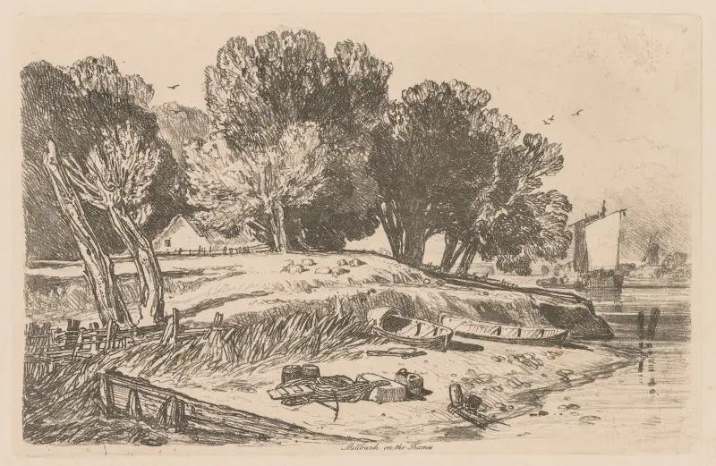 Millbank nad Tamizą, John Sell Cotman