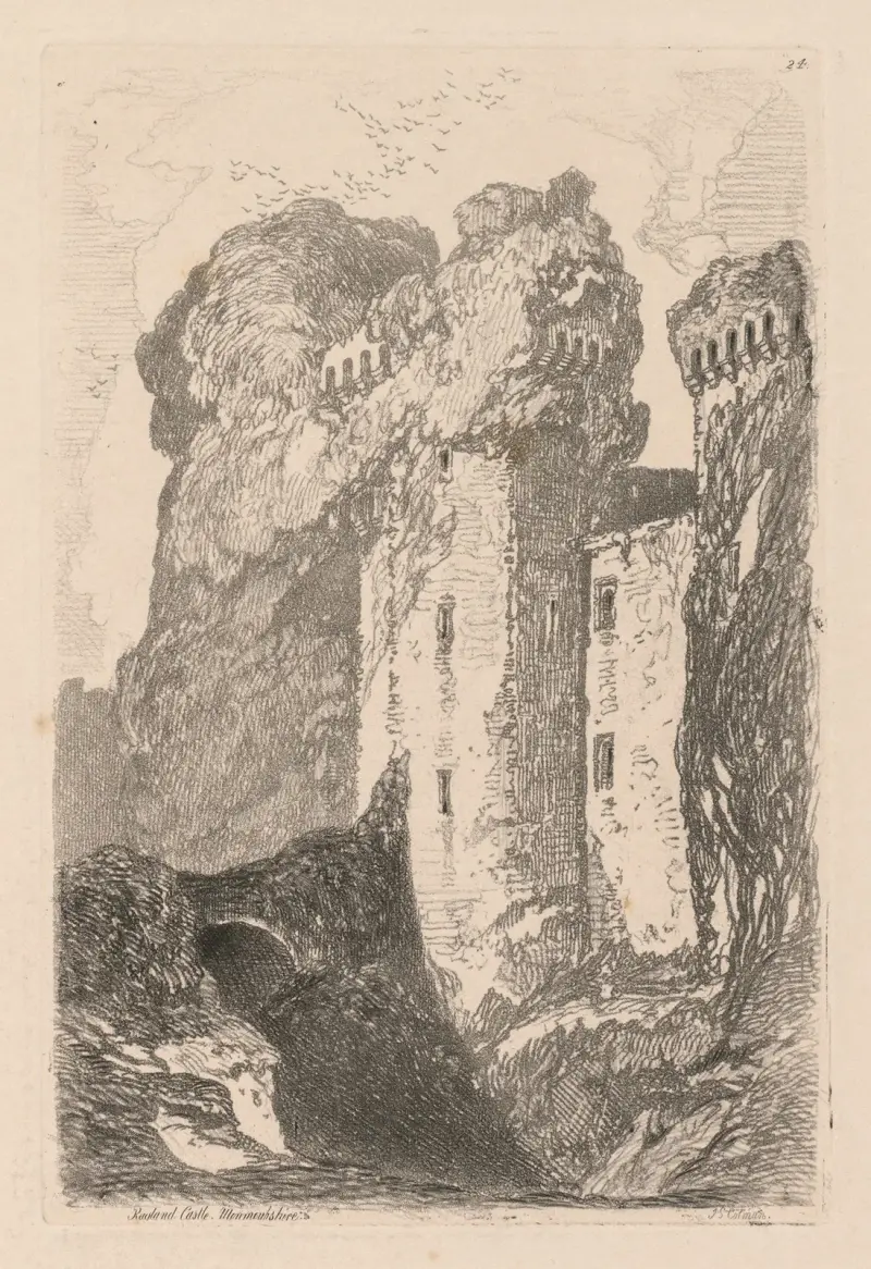 Ragland Castle, Monmouthshire av John Sell Cotman
